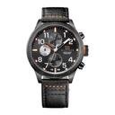 Tommy Hilfiger Men's Multi-Function Black Dial Black Leather Watch 1791136 - SW1hZ2U6MTgyMjQ1Nw==