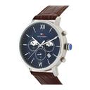 Tommy Hilfiger Men's Multifunction Quartz Analogue Light Brown Leather Watch 1710393 - SW1hZ2U6MTgxNjUzNA==