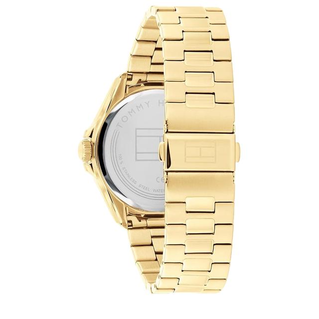 Tommy Hilfiger Men's Silver Dial Ionic Thin Gold Plated Stainless Steel Watch - 1791365 - SW1hZ2U6MTgxNjIwMA==