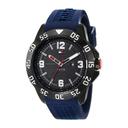 Tommy Hilfiger Men's Stainless Steel Case Blue Silicone Strap Watch 1790984 - SW1hZ2U6MTgyMTEyOQ==