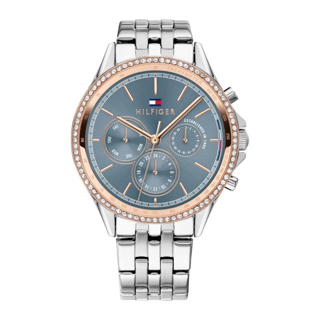 Tommy Hilfiger Women's Analog Quartz Silver Stainless Steel Wrist Watch - 1781976 - SW1hZ2U6MTgxNzY1Mg==