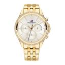 Tommy Hilfiger Women's Multifunction Analog Gold Stainless Steel Watch 1781977 - SW1hZ2U6MTgxODc5MQ==