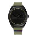 Tommy Jeans Men's Quartz Stainless Steel And Silicone Strap Watch 1791930 - SW1hZ2U6MTgyMjQxNg==