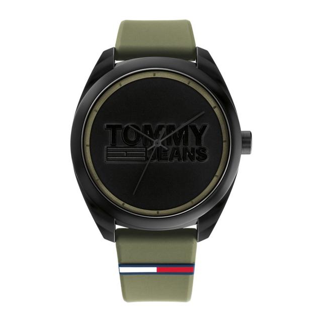 Tommy Jeans Men's Quartz Stainless Steel And Silicone Strap Watch 1791930 - SW1hZ2U6MTgyMjQxNg==