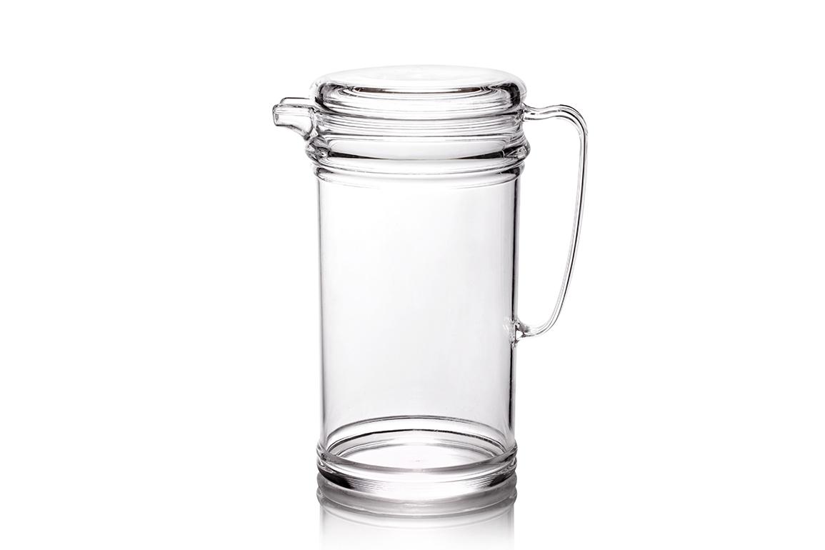 Transparent Acrylic Jug with Cover 1.5 Liter