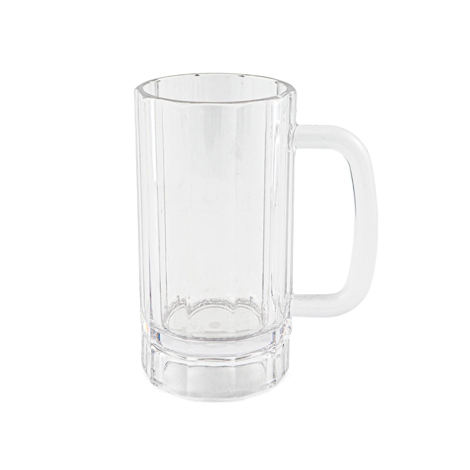 Transparent Acrylic Mug Large 600 ml