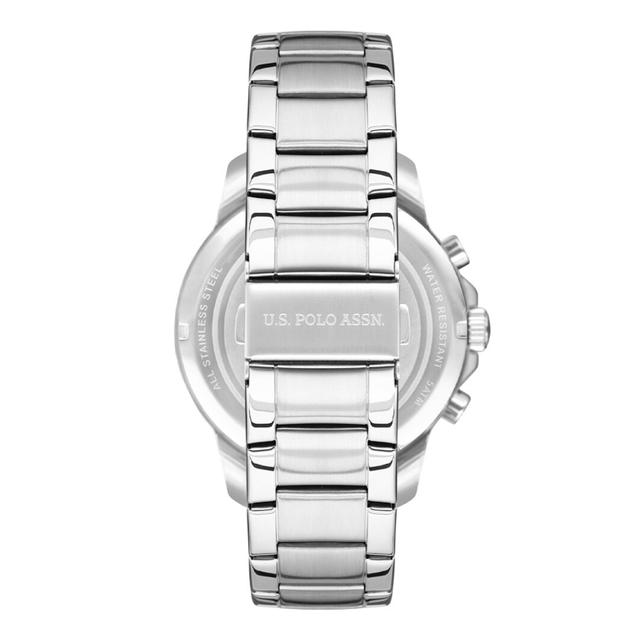 Us Polo Men's Silver Stainless Steel Wristwatch Uspa1016-06 - SW1hZ2U6MTgzNDc2Mw==