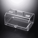صحن تقديم الكيك أكريليك صغير سمول صناعة تايوان شفاف ڤاج Vague Acrylic Cake Box S Transparent Acrylic