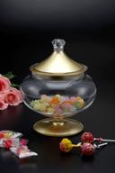 كاندي بوكس أكريليك سمول صناعة تايوان شفاف وذهبي ڤاج Vague Acrylic Crown Candy Box Small Gold Gold Transparent Acrylic - SW1hZ2U6MTg2MjYwOQ==