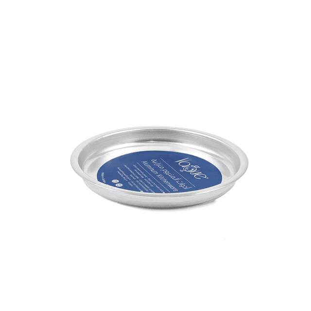 Vague Aluminium Kunafa Tray 20 cm/1 mm Silver Aluminium - SW1hZ2U6MTg2NzM4Mg==