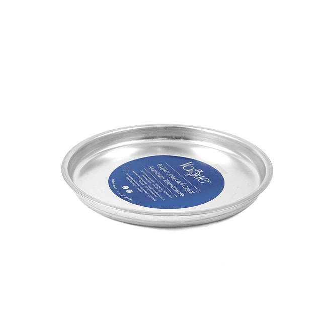 صينية كنافة ألمنيوم مدورة 24 سم 1 مم من ڨاج صناعة الأردن Vague Aluminium Kunafa Tray - SW1hZ2U6MTg2NzM4NQ==