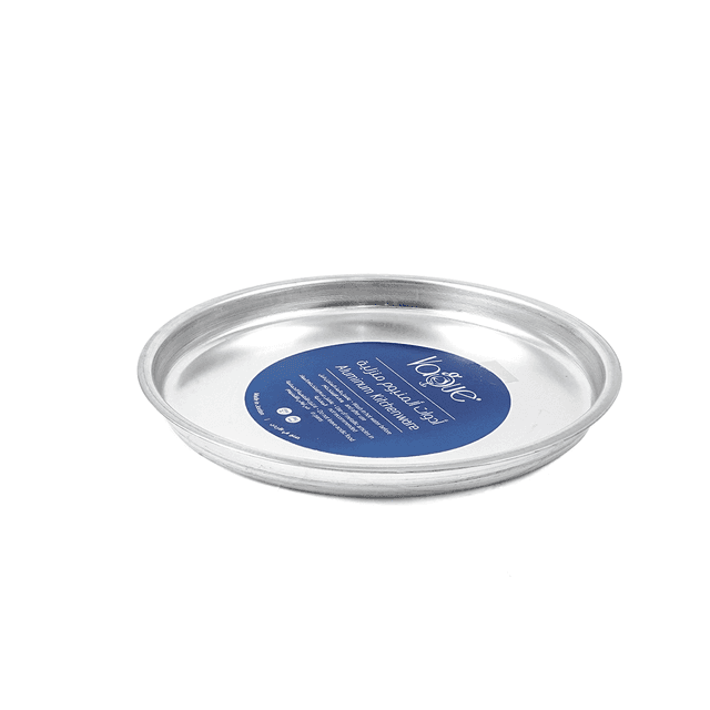 Vague Aluminium Kunafa Tray 26 cm/1 mm Silver Aluminium - SW1hZ2U6MTg2NzM4OA==