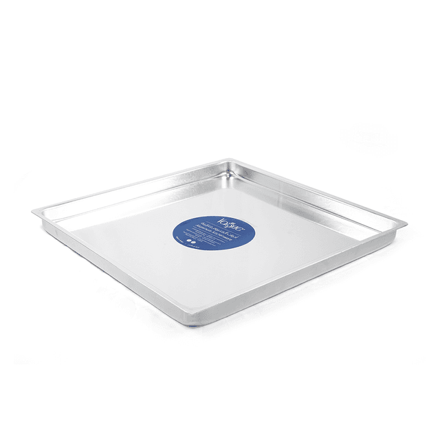 Vague Aluminium Square Oven Tray 48 cm x 48 cm Silver Aluminium - SW1hZ2U6MTg2NzExMQ==