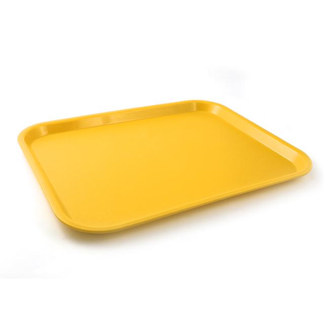 Vague Fast Food Tray Plastic 45 cm x 35 cm Yellow - SW1hZ2U6MTg2NTk3Mw==