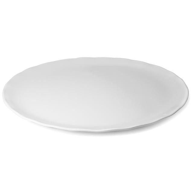 طبق تقديم دائري ميلامين 20 انش أبيض ڨاج Vague Melamine Round Wavy Edge Serving Platter - SW1hZ2U6MTg2NzA1MQ==