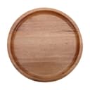 Vague Round Wooden Tray 30 cm Brown Acacia Wood