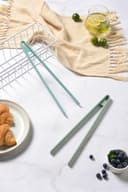 ملقط اكل سيليكون وستانلس ستيل 29 سم أخضر ڤاج  Vague Silicone Food Tong 29 cm