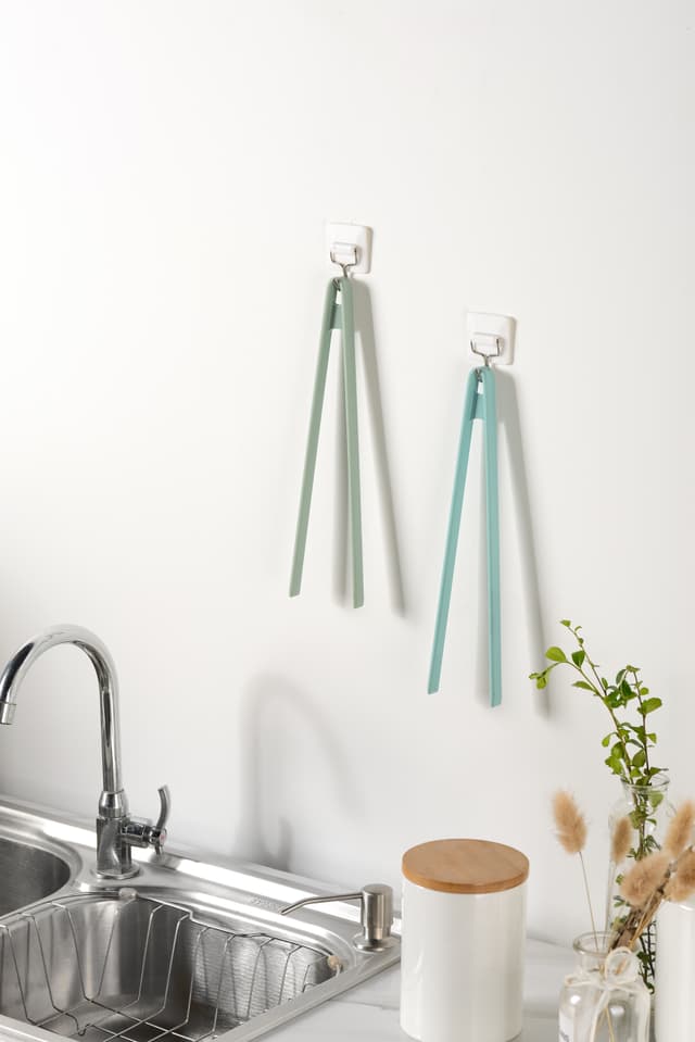 ملقط اكل سيليكون وستانلس ستيل 29 سم أخضر ڤاج  Vague Silicone Food Tong 29 cm