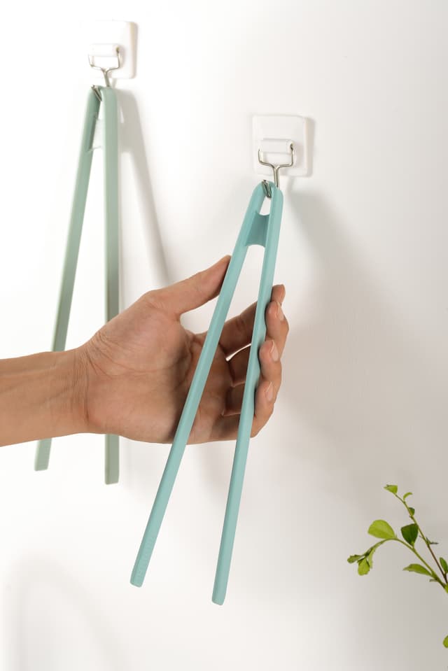 ملقط اكل سيليكون وستانلس ستيل 29 سم أخضر ڤاج  Vague Silicone Food Tong 29 cm