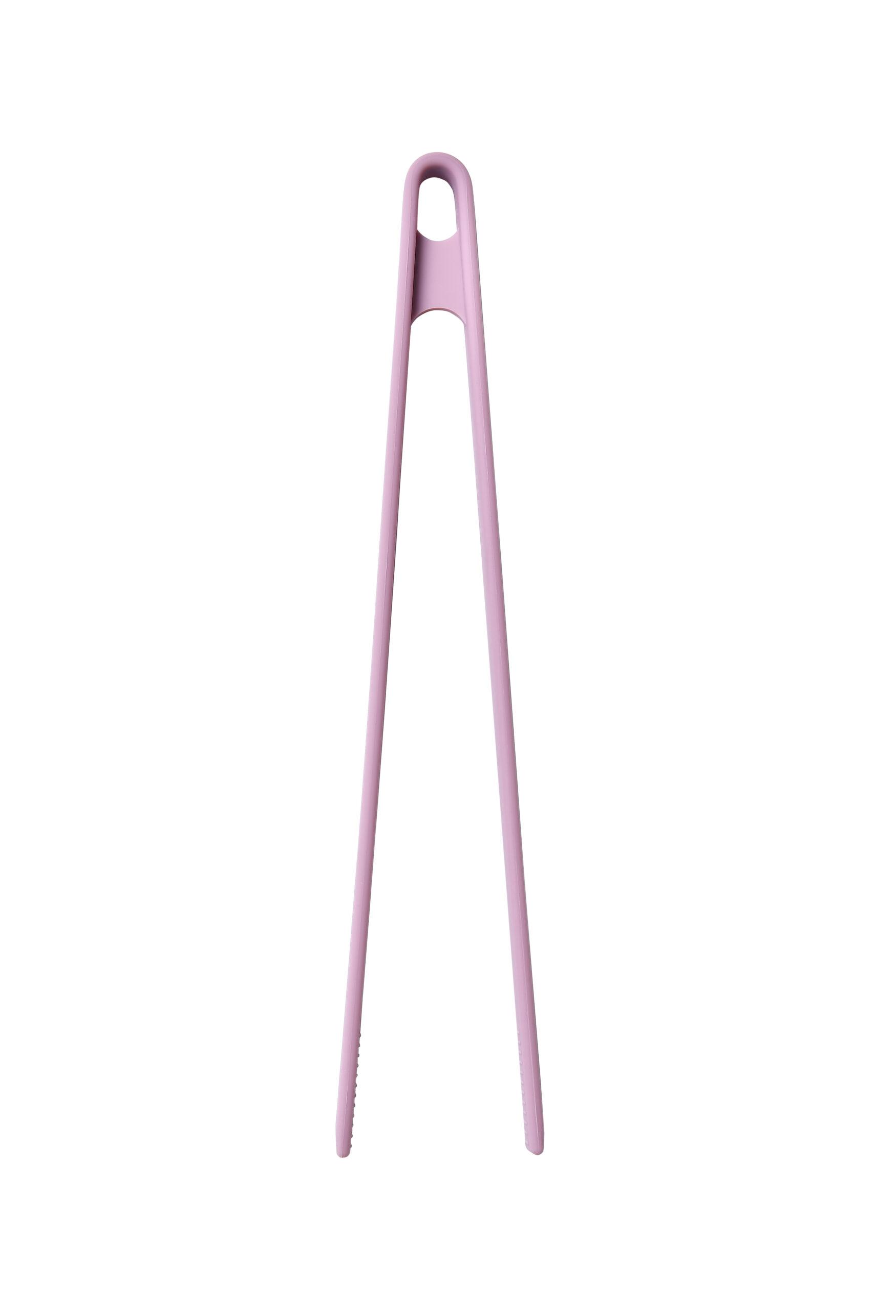 Vague Silicone Food Tong 29 cm Pink Silicone