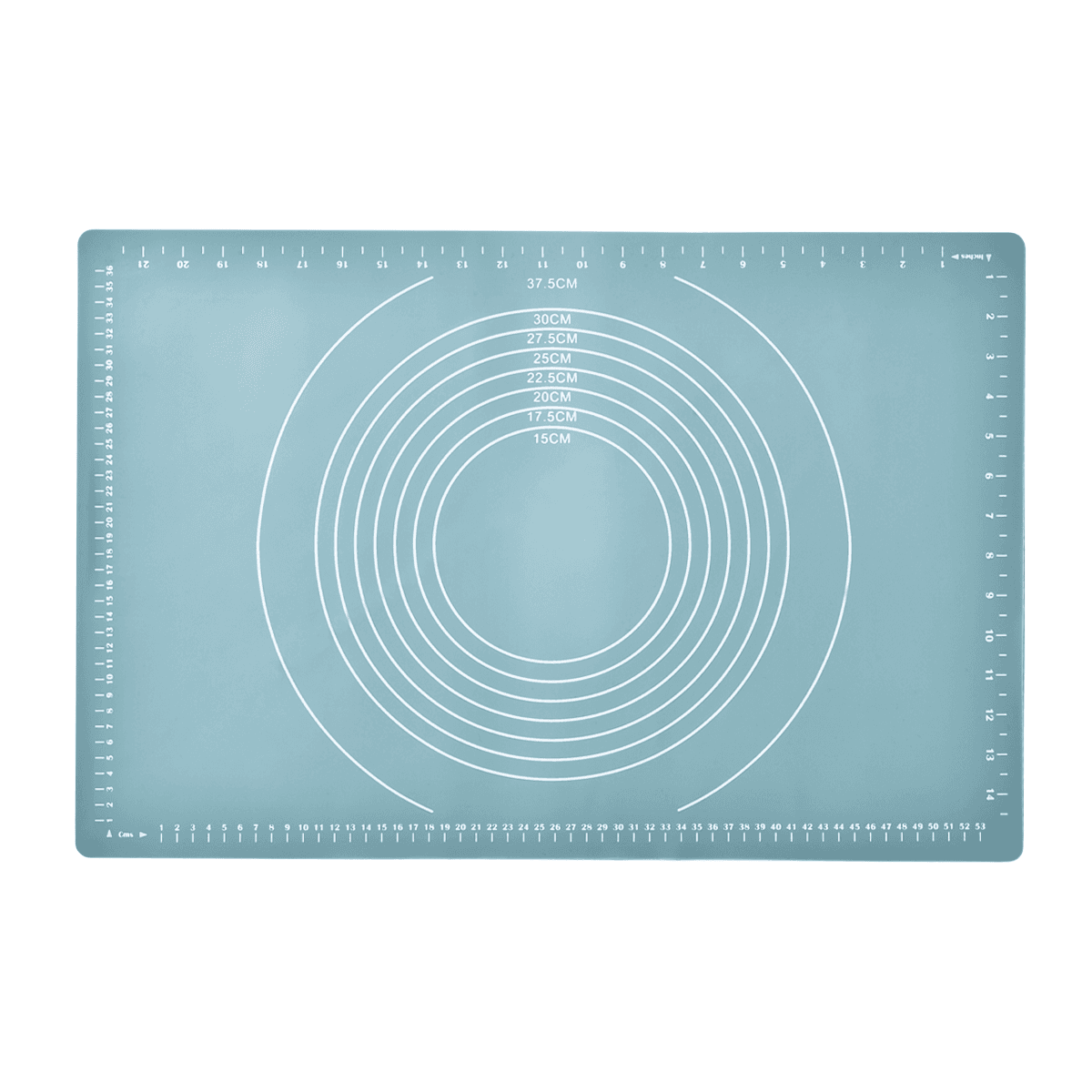 Vague Silicone Pastry Mat 60 cm Green Silicone