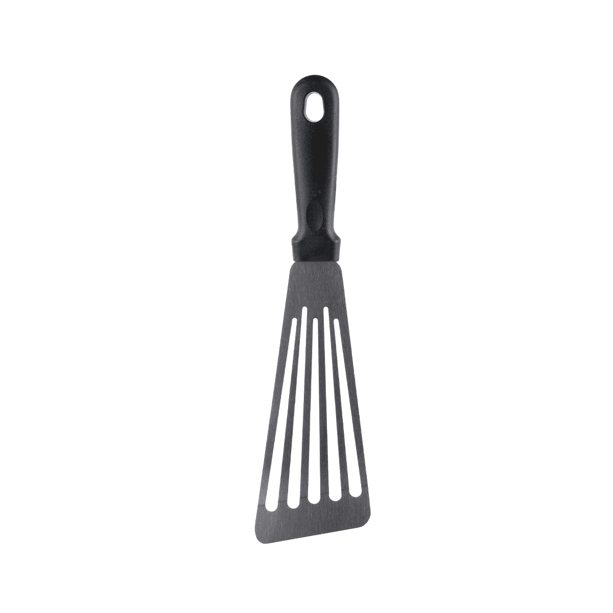 Vague Stainless Steel Fish Shovel with Handle Black Silver Stainless Steel