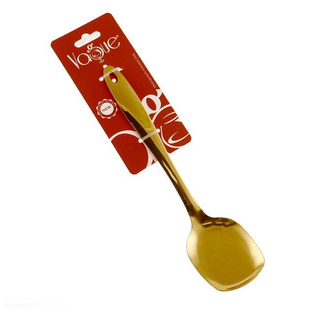 ملعقة تقليب ستانلس ستيل 25 سم ذهبي ڤاج Vague Stainless Steel Gold Serving Spoon 25 cm - SW1hZ2U6MTg2NTYxNw==