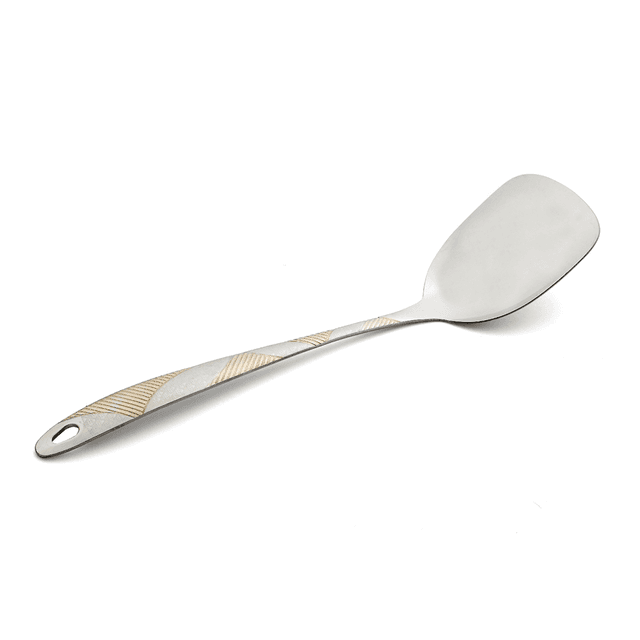 Vague Stainless Steel Server Turner 28 cm Gold Silver Stainless Steel - SW1hZ2U6MTg2NTU1Mw==