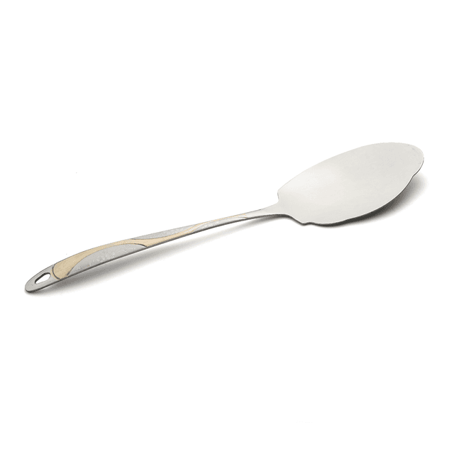 Vague Stainless Steel Server Turner 31 cm Gold Silver Stainless Steel - SW1hZ2U6MTg2NTU4OQ==