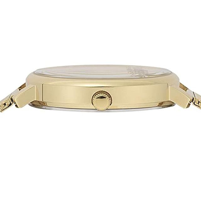 ساعة نسائية ستانلس ستيل ذهبي فيرزاتشي Versace Autumn Winter 20 Analog Champagne Dial Women's Watch - SW1hZ2U6MTgyNDIxNg==