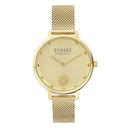 ساعة نسائية ستانلس ستيل ذهبي فيرزاتشي Versace Autumn Winter 20 Analog Champagne Dial Women's Watch - SW1hZ2U6MTgyNDIxMg==