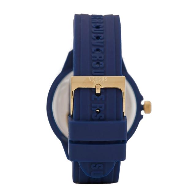 ساعة ماركة فيرزاتشي سيليكون كحلي Versus Versace Unisex Analog Quartz Blue Silicone Watch - SW1hZ2U6MTgyNTk0NQ==