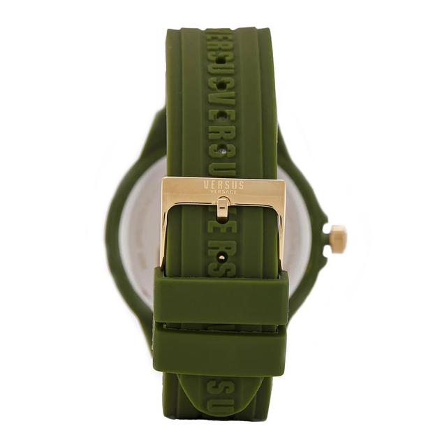 ساعة ماركة سيليكون زيتي للرجال والنساء فيرزاتشي Versus Versace Unisex Analog Quartz Green Silicone Watch - SW1hZ2U6MTgyNDg5OQ==