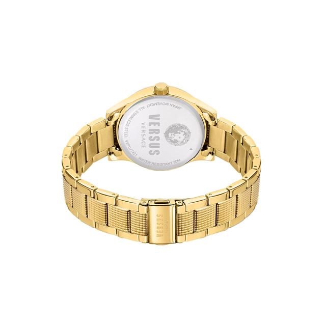 ساعة نسائية ستانلس ستيل ذهبي 38 مم فيرزاتشي Versus Versace Women's Analog Quartz Gold Stainless Steel Watch - SW1hZ2U6MTgxOTkwNA==