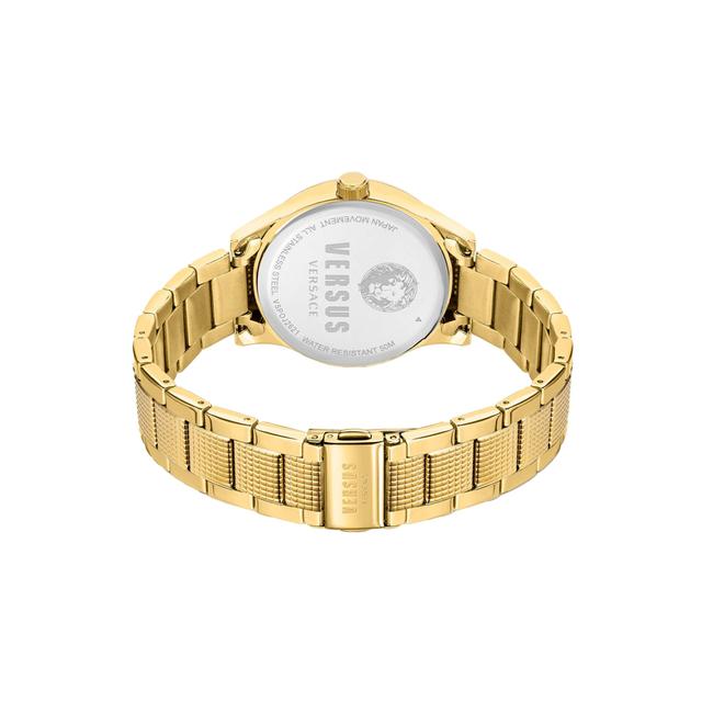 ساعة نسائية ستانلس ستيل ذهبي 38 مم فيرزاتشي Versus Versace Women's Analog Quartz Gold Stainless Steel Watch - SW1hZ2U6MTgxOTg5Nw==