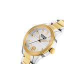 ساعة نسائية فضي وذهبي فرزاتشي  Versus Versace Women's Analog Quartz Two Tone Silver & Gold Stainless Steel Watch - SW1hZ2U6MTgxNDkxMw==