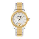 ساعة نسائية فضي وذهبي فرزاتشي  Versus Versace Women's Analog Quartz Two Tone Silver & Gold Stainless Steel Watch - SW1hZ2U6MTgxNDkxMQ==