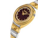 ساعة نسائية ستانلس ستيل ذهبي وفضي فيرزاتشي Versus Versace Women's Analog Stainless Steel Strap Watch - SW1hZ2U6MTgyNDkxOQ==