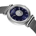 ساعة نسائية ستانلس ستيل فضي 34 مم فيرزاتشي Versus Versace Womens Blue 34 Mm Brick Lane Watch - SW1hZ2U6MTgzMzAzMg==