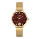 ساعة نسائية ستانلس ستيل ذهبي 34 مم فيرزاتشي Versus Versace Women's Gold Stainless Steel Mesh Strap Analog Watch - SW1hZ2U6MTgxODg1NA==