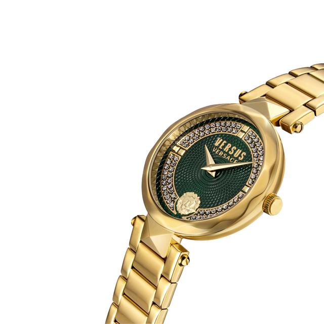 ساعة نسائية ستانلس ستيل ذهبي 36 مم فيرزاتشي  Versus Versace Women's Gold Stainless Steel Quartz Watch - SW1hZ2U6MTgyNzczNw==