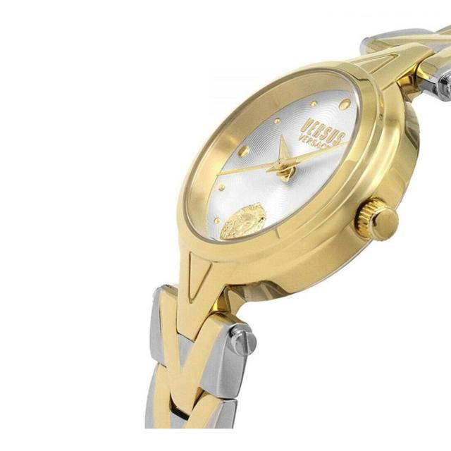 ساعة نسائية ستانلس ستيل ذهبي وفضي 30 مم فيرزاتشي Versus Versace Women's Stainless Steel Forlanini Watch - SW1hZ2U6MTgyOTUyOQ==