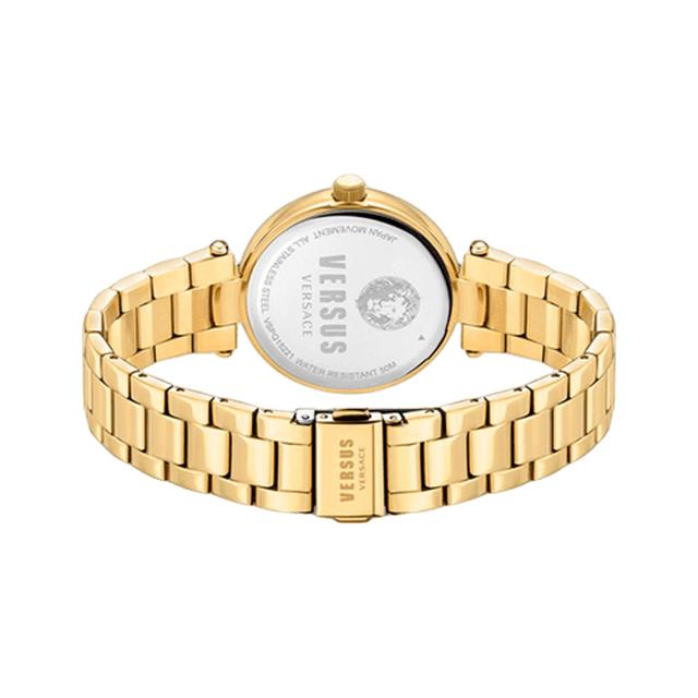 ساعة نسائية ستانلس ستيل ذهبي 36 مم فيرزاتشي Versus Versace Women's Stainless Steel Strap Watch - SW1hZ2U6MTgzMjk4MQ==