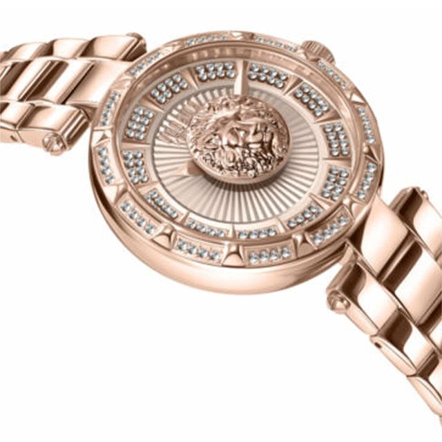 ساعة نسائية برونز فرزاتشي Versus Versace Women's Timepiece With A Rose Gold Bracelet Rose Gold Case - SW1hZ2U6MTgxNjU3Mw==