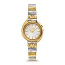 ساعة نسائية ستانلس ستيل 28 مم ذهبي وفضي فيرزاتشي Versus Versace Women's Tortona Petite Women Watch - SW1hZ2U6MTgzNDAwNg==