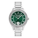 ساعة نسائية ستانلس ستيل فضي خلفية أخضر 36 مم فيرزاتشي Versus Vsp262921 Versace Womens Green 36 Mm Canton Road Watch - SW1hZ2U6MTgzMTM3MA==