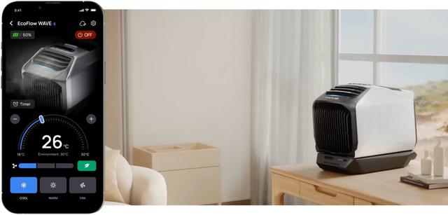 EcoFlow Wave 2 Portable Air Conditioner + Add-on Battery Bundle