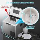 صانعة الثلج المجروش والمكعبات 1.8 لتر Ice Maker and Ice Crusher Machine