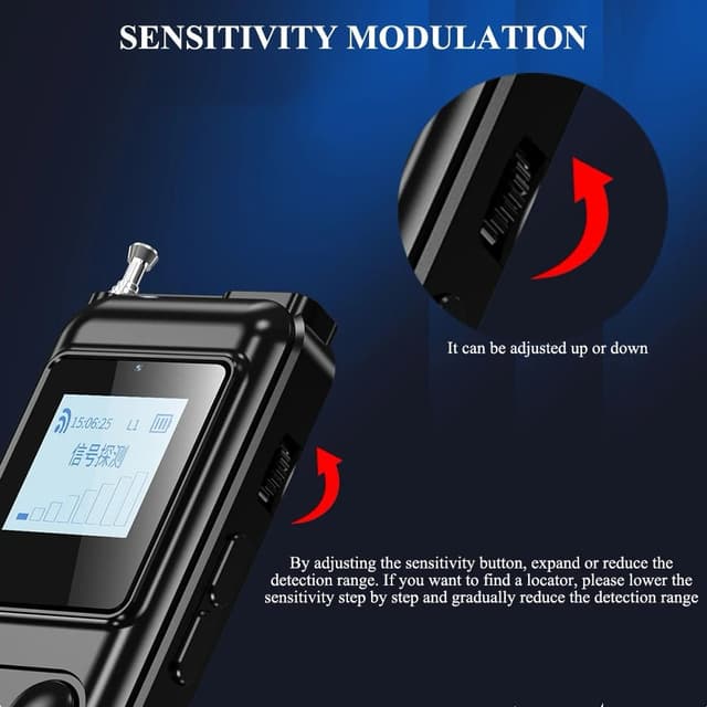 جهاز كاشف كاميرات التجسس الحراري المحمول Smart Detector Signals Gps And Camera Detector