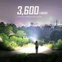 كشاف ليد قوي امالينت 3600 لومن Imalent Dual Light Sources EDC Flashlight BL50